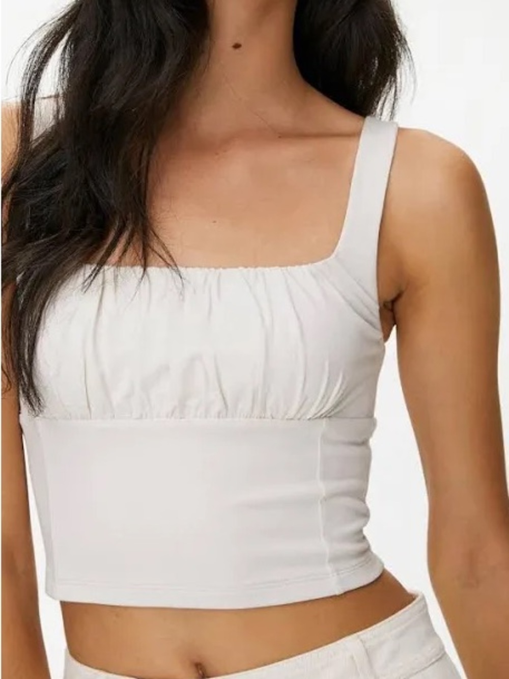 Aritzia Wilfred White Orbit Tank NWOT size Small